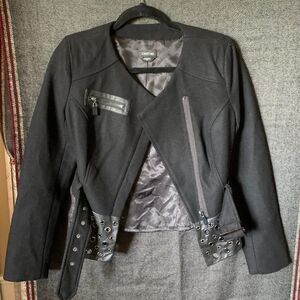 XS black bebe jacket